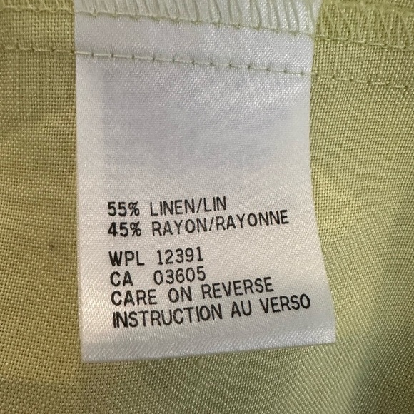 Portraits by Northern Isles Linen Green Apple Jacket and Skirt SZ  14 - Picture 11 of 11
